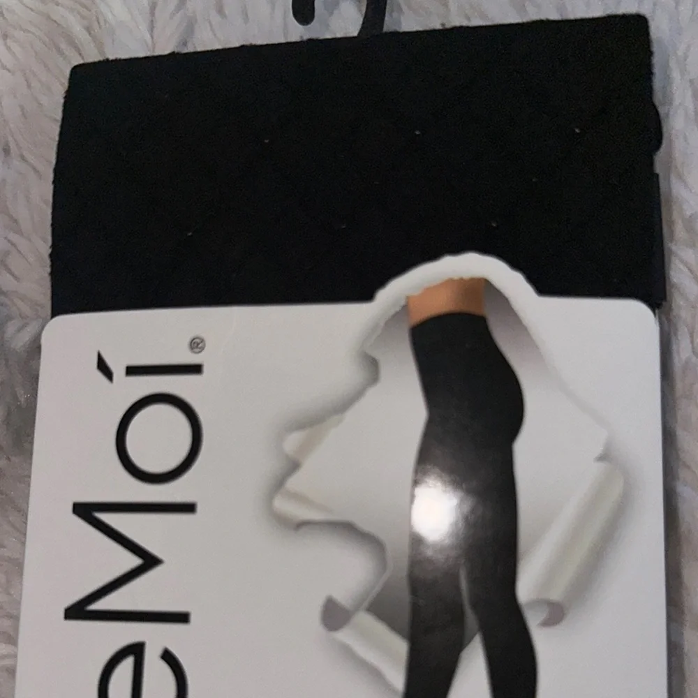 NWT MeMoi Black Fashion Tights Size M/L